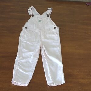 Pink Overalls with Heart Pocket